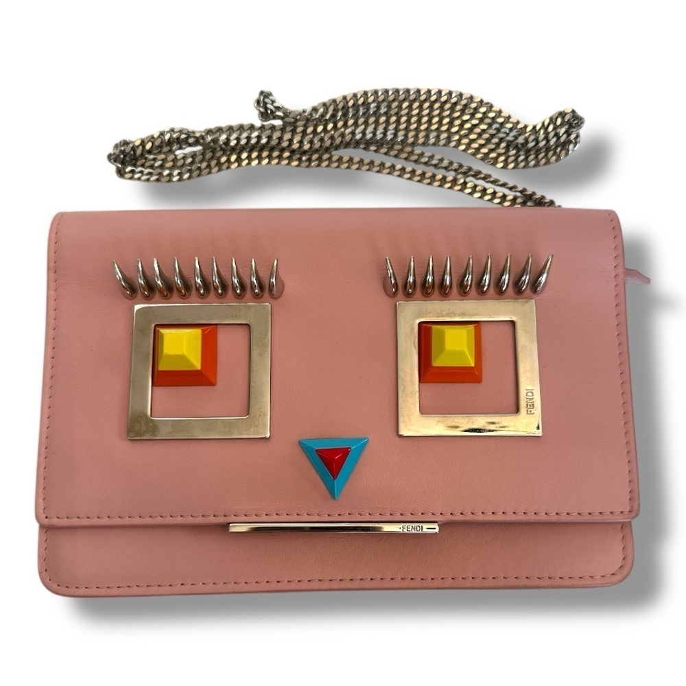 Fendi Vitello Century Hypnoteyes Wallet on Chain